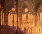 The Chapter House, Salisbury Chathedral - 约瑟夫·玛罗德·威廉·透纳